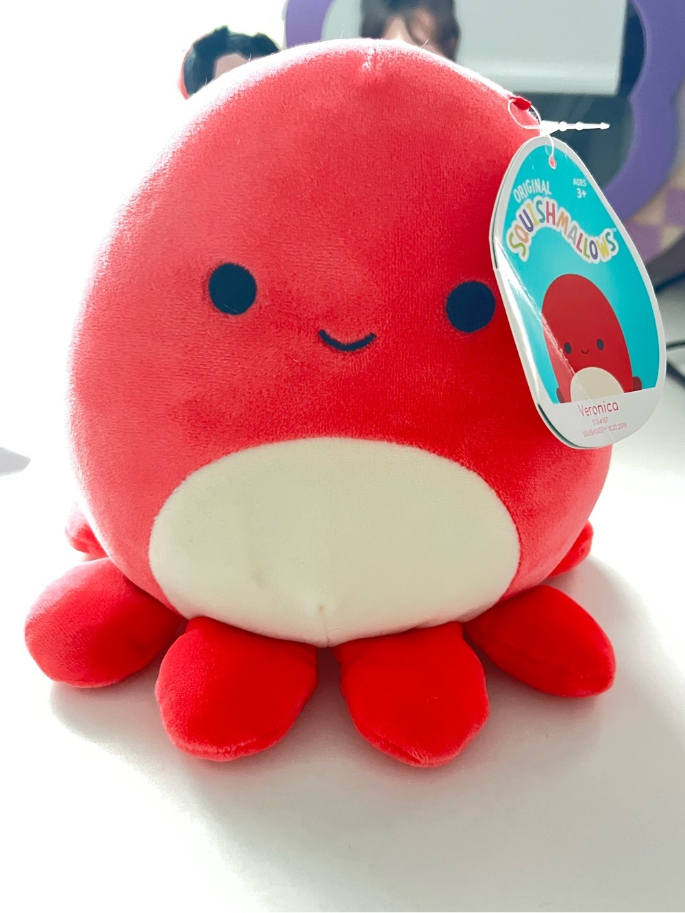 Squishmallows Red Octopus Veronica